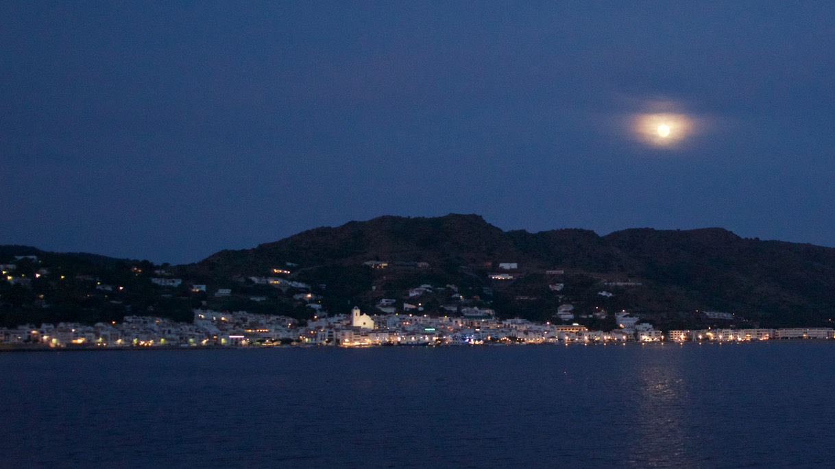 180627 17 Playa De La Vall Moon over Selva