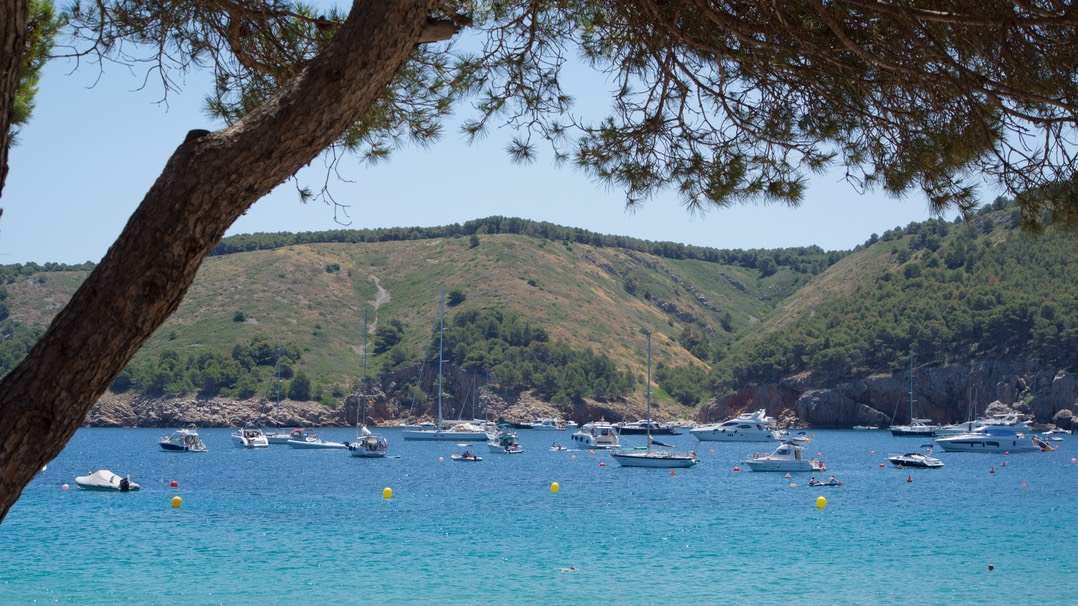 180701 3 Cala Montgo Katherine on anchor