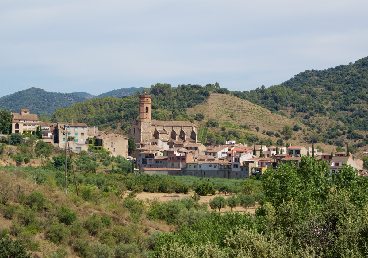 180727 Driving Winery Scala Dei to Badalona Hillside town