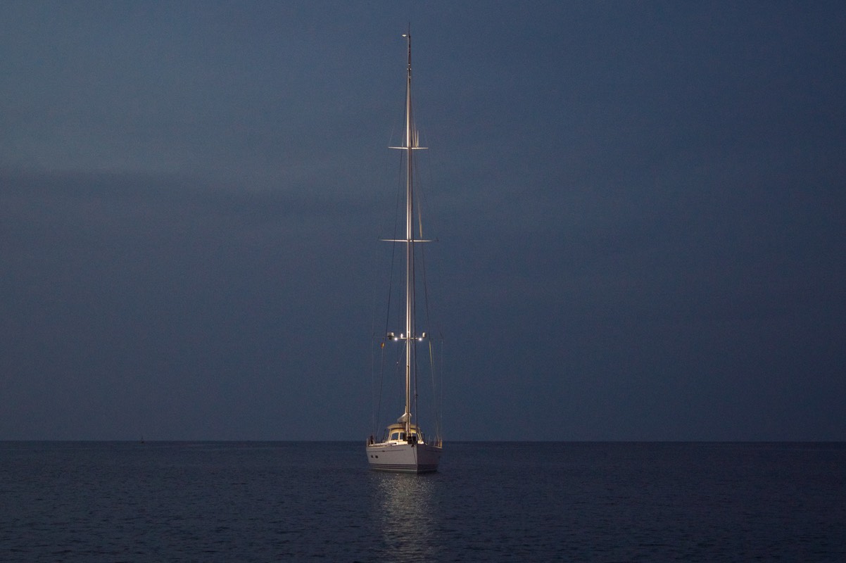 180806 3 Katherine on anchor Cala De Palos