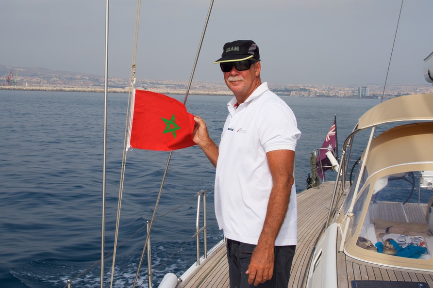 180813 2 A first sailing into Saidia Morocco