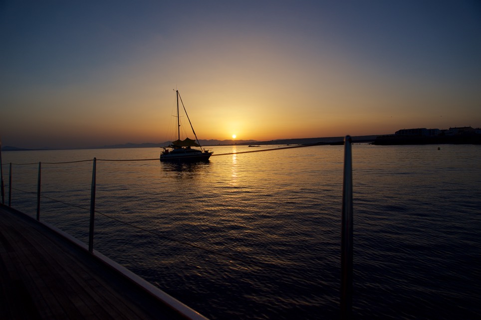 190629 13 On anchor  Ilse Tarbaca Sunset