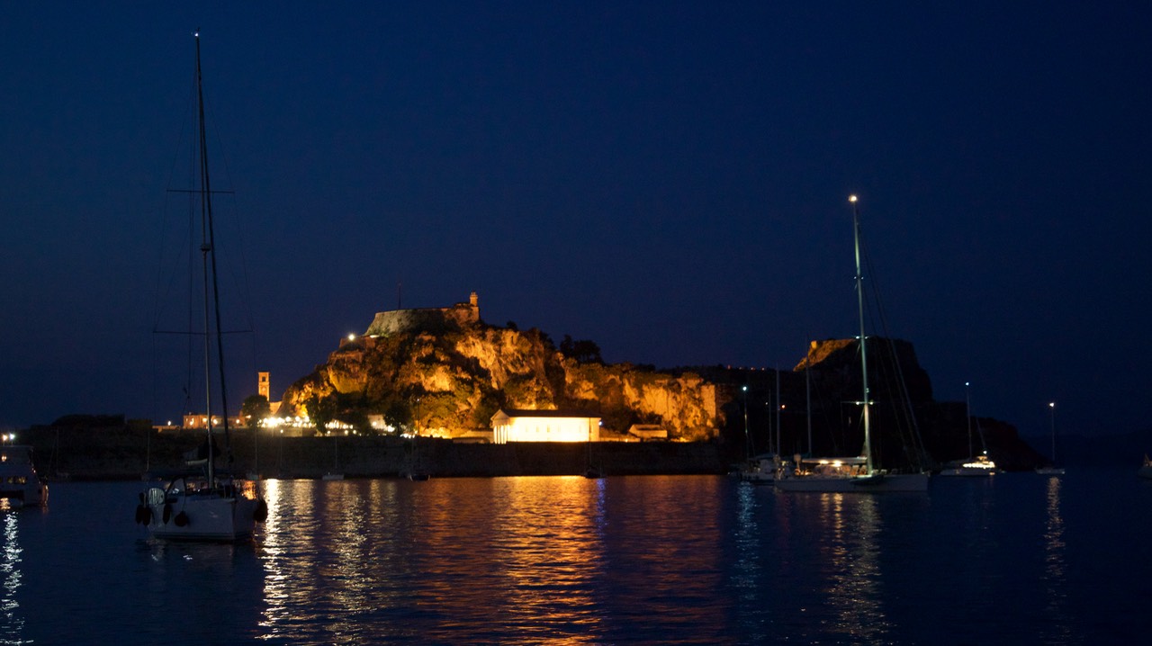 190814 11 Lights of Old Fortress Corfu