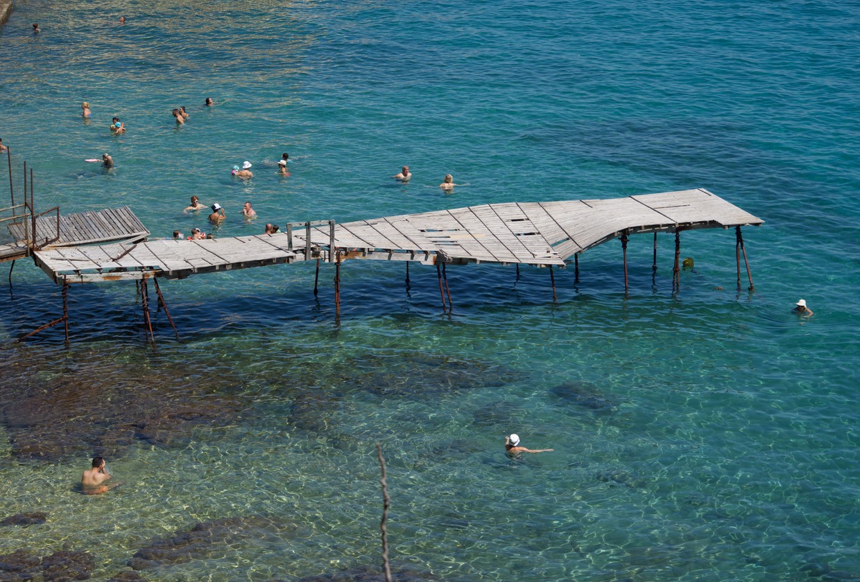 190816 Walking Corfu Swimming area