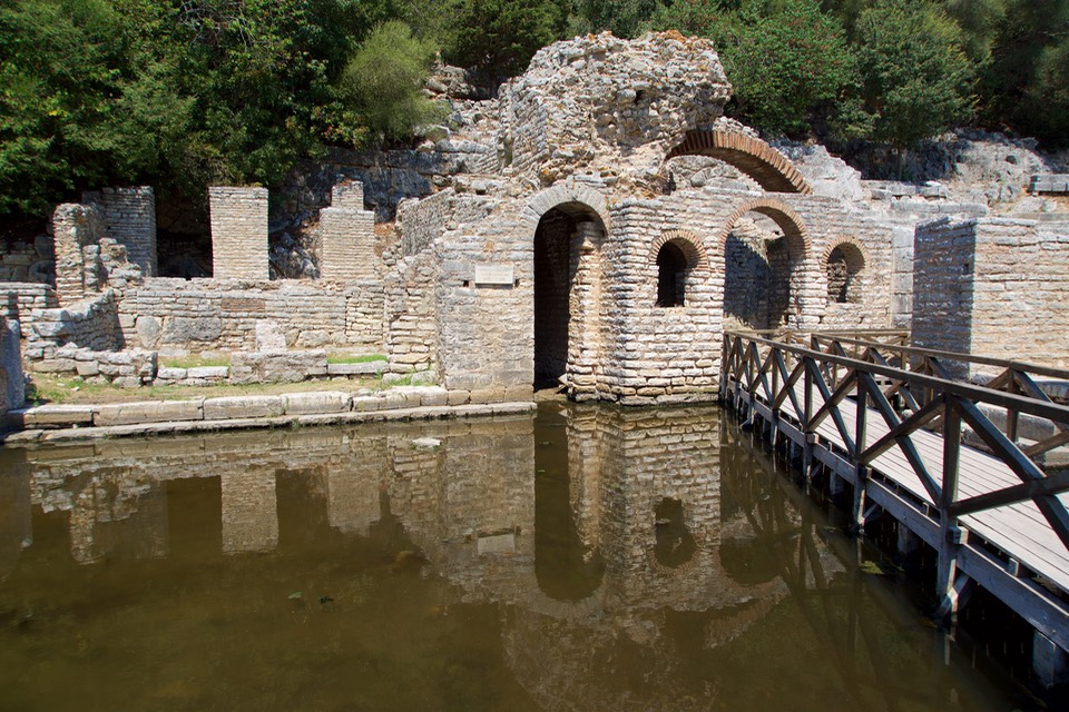 190821 6 Butrint National Park Chapel of the 4th Century bc dedicated to the god of Asclepius
