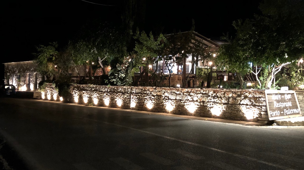 190828 41 Out to dinner Porto Palermo Albania