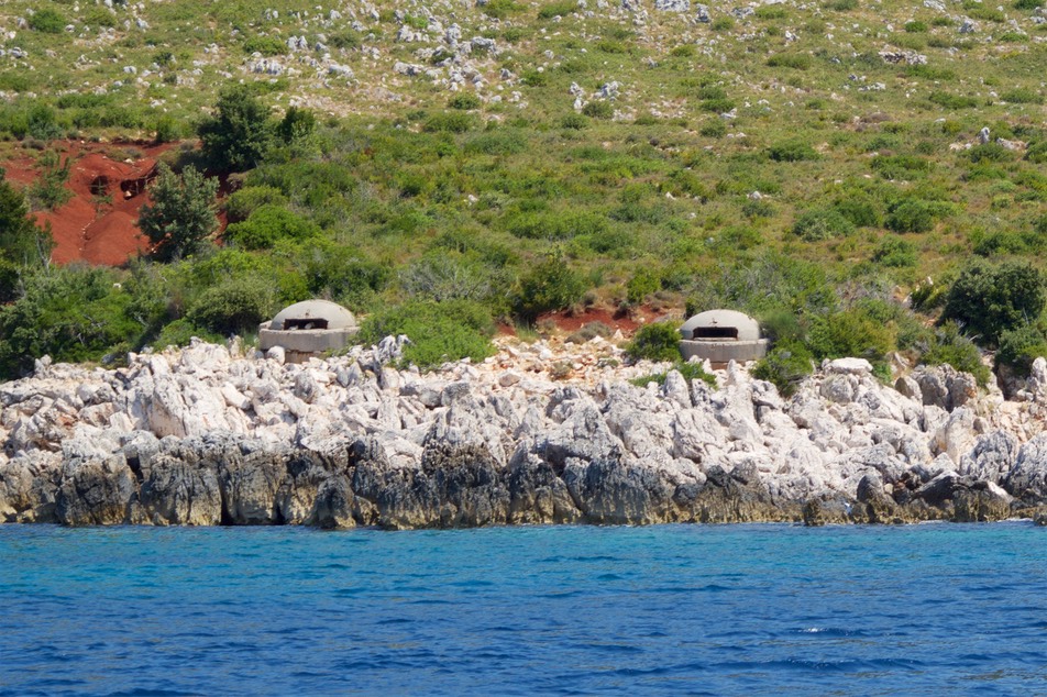 190829 7 Porto Palermo to Gjiri Shengjergjit bunkers beyond counting