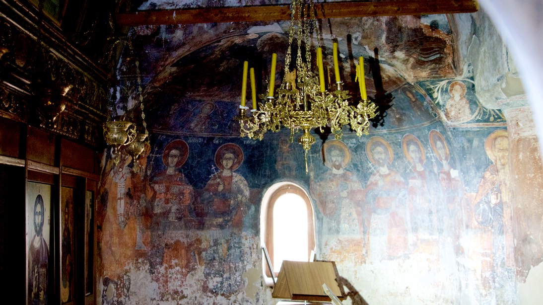 190907 15 Monastery Kakomes A glimpse inside the church
