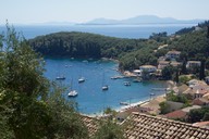 190914 3 Driving the north side of Corfu Kalami Bay