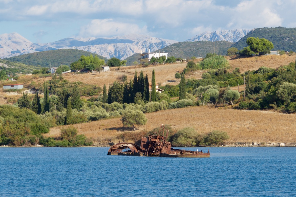 190921 7 Scenery along Canal Levkas