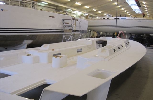 Topside in the shed